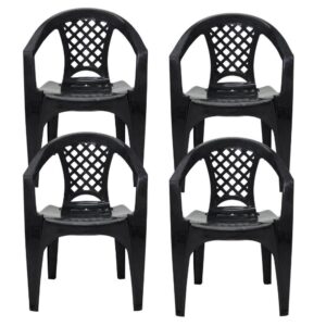 Conjunto de Cadeira Preta